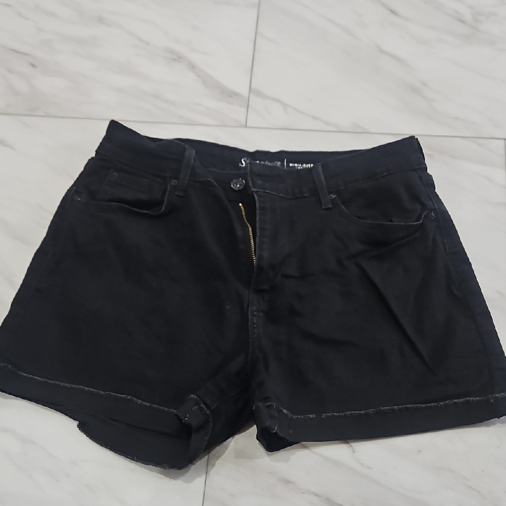 Signature by Levi Strauss Women's Black Jean Shorts